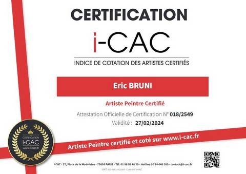 Eric Bruni - Artiste peintre certifié