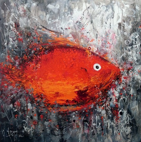 Poster Le poisson rouge -©Bruni Eric.